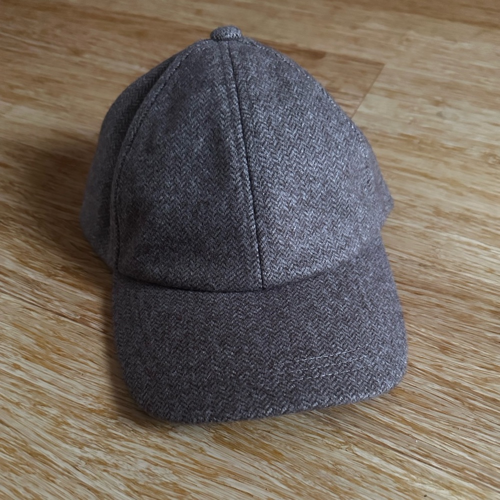 Mango Griege Herringbone Cap